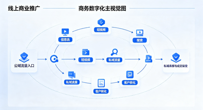 犍为县线上商业推广怎么做？全域流量闭环搭建与低成本转化实战指南